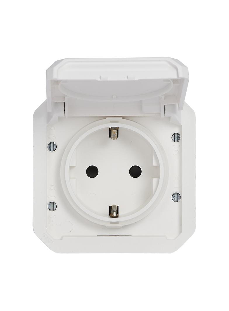 NOWE PLEXO - GN. SCHUKO 2P+Z ZACISKI ŚRUBOWE MECHANIZM 16A-250V BIAŁE 069639L LEGRAND