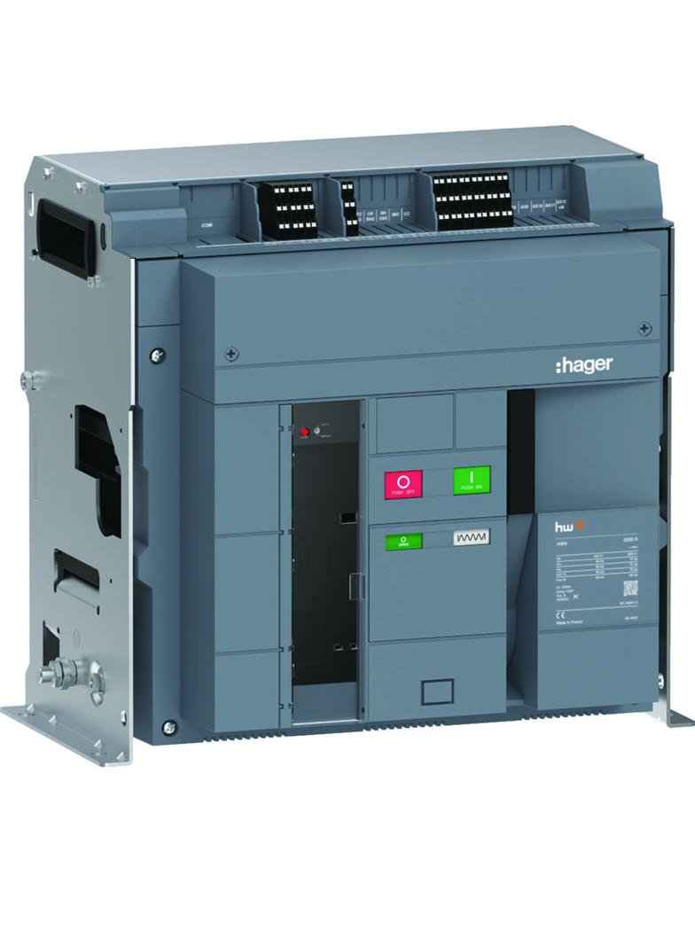 ACB HW4 85kA 2000A 3P Wyłącznik powietrzny stacjonarny do wyzwalacza sentinel HW4S320FB HAGER