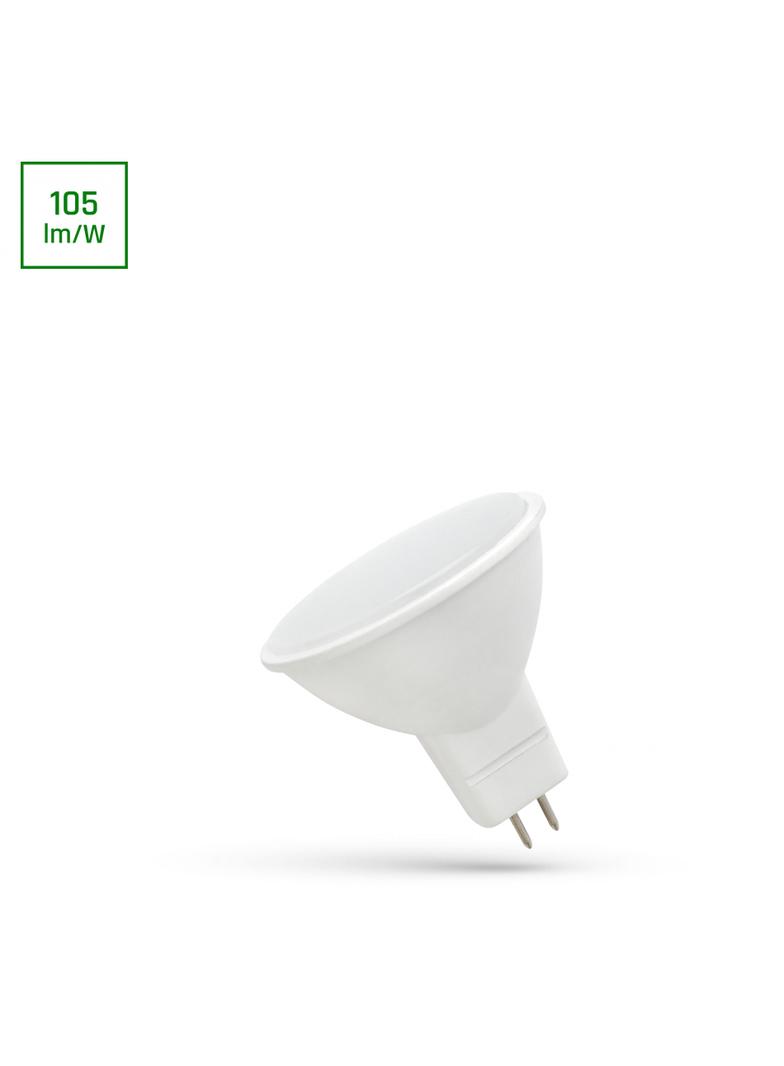 LED MR16 12V 4W SMD CW Z MLECZNĄ SZYBKĄ  SPECTRUM