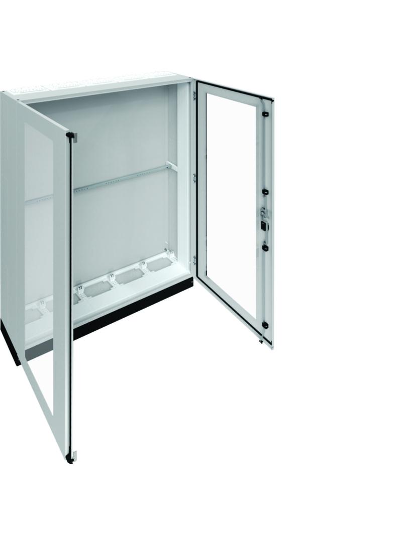 univers Rozdzielnica stojąca IP55 kl. I 1300x1850x275 + cokół 100mm drzwi transparentne FR25K1 HAGER
