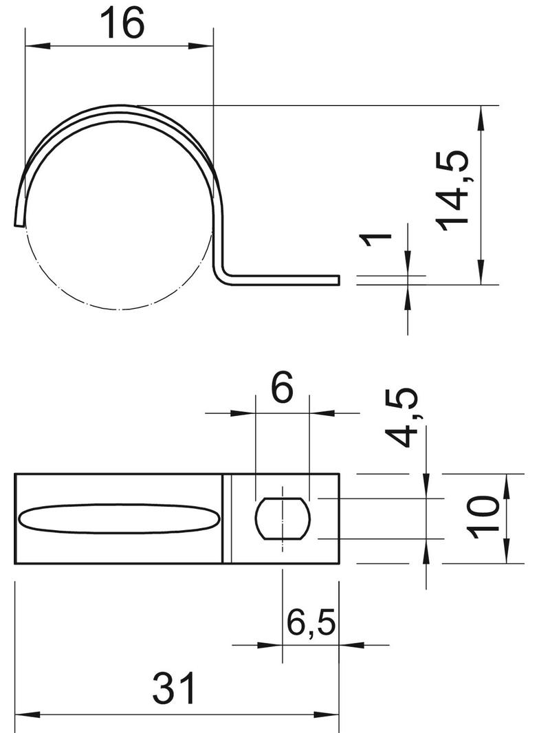 604, OBEJMY MOCUJĄCE 16MM OC
