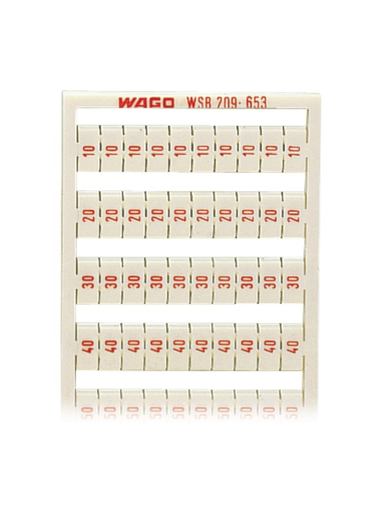 ramka z oznacznikami 20 x 10 20...50 nadruk czerwony