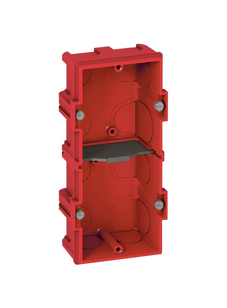Batibox Puszka Podwójna Przelotowa Do Ścian Murowanych 40 Mm 080142 LEGRAND