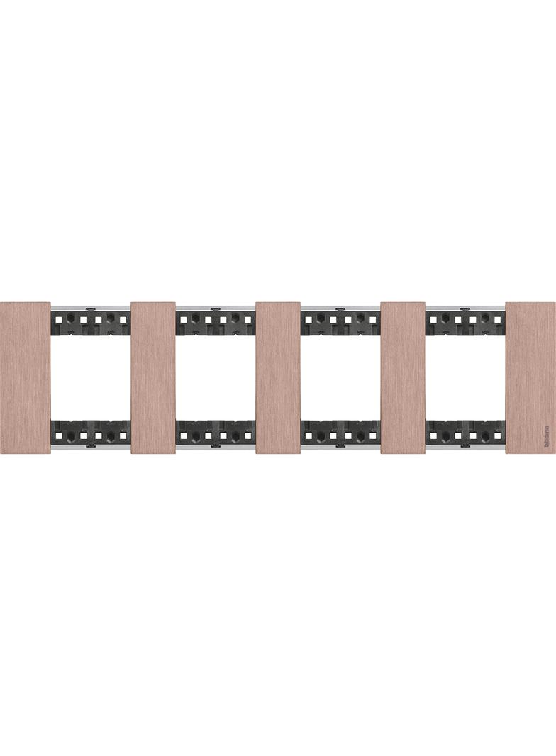 Living Now - Ramka 4x2 Moduły - Copper Bticino KA4802M4ZM LEGRAND