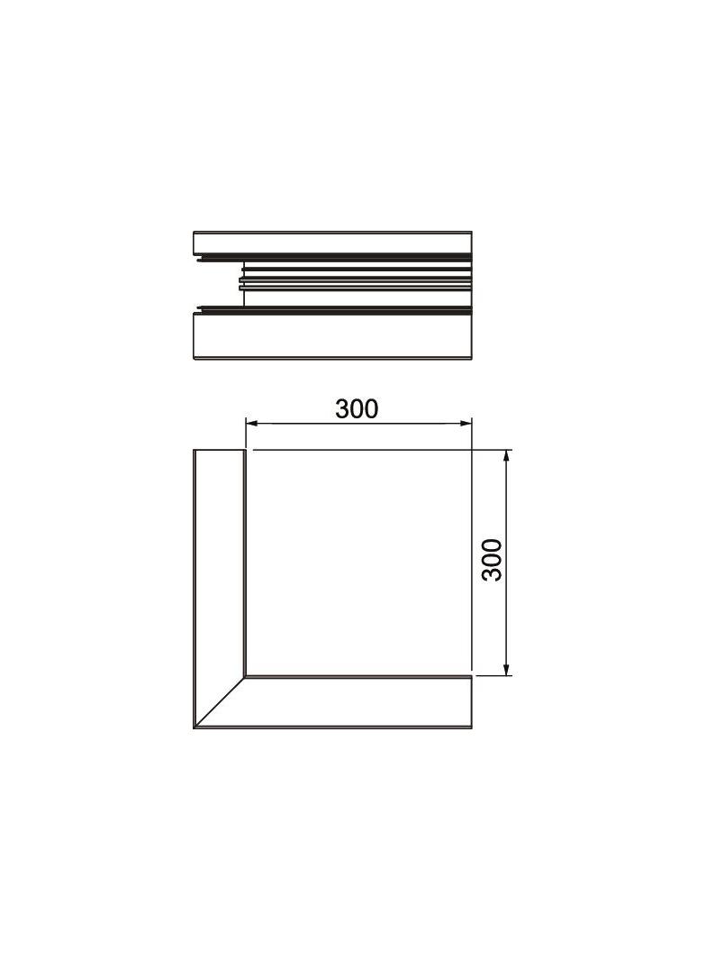 GA-AA70170RW, Naroże zewnętrzne asymetryczne