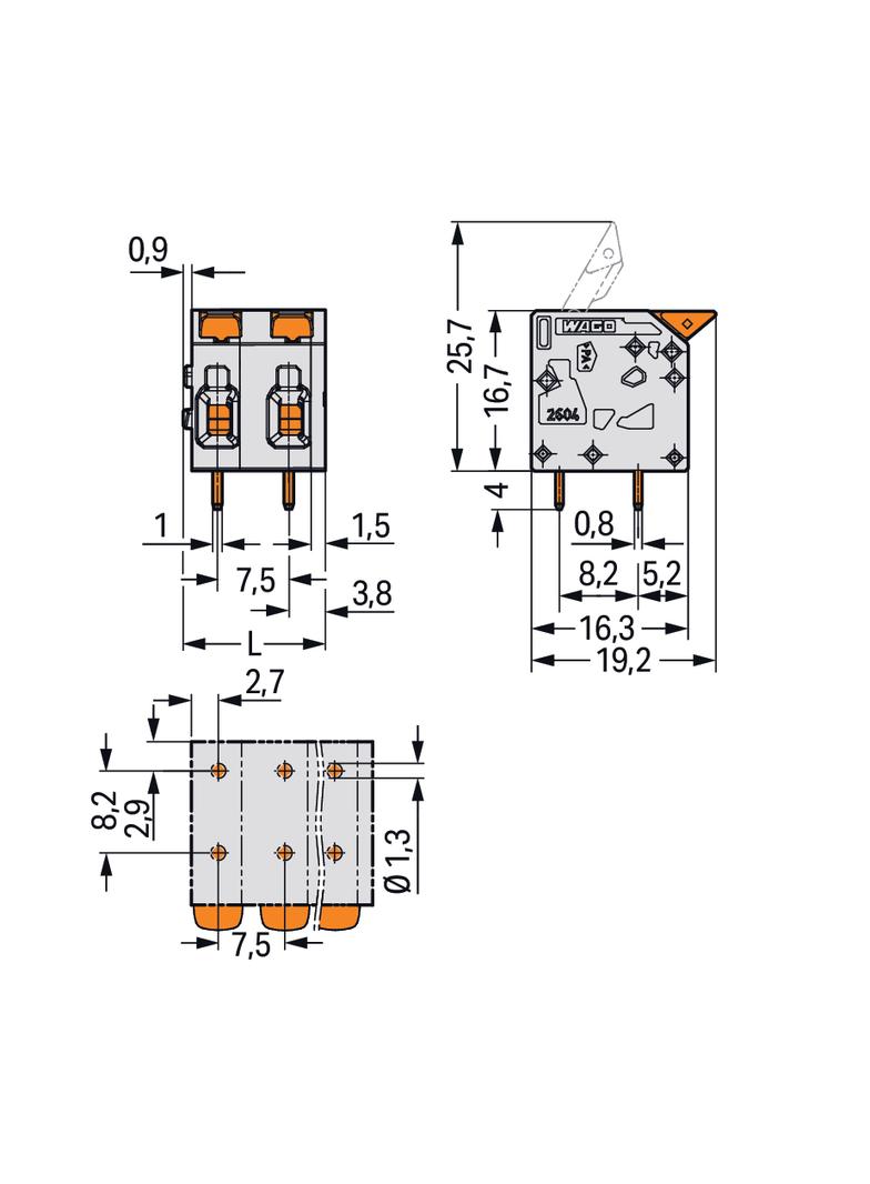złączka do płytek drukowanych