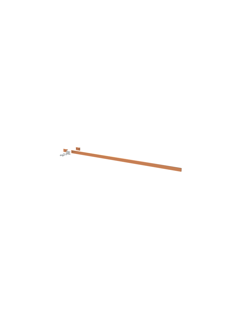 ZX2252 Szyna miedziana 30x10mm szerokość 5PW 1250mm V1, A1 (do samodzielnego montażu)