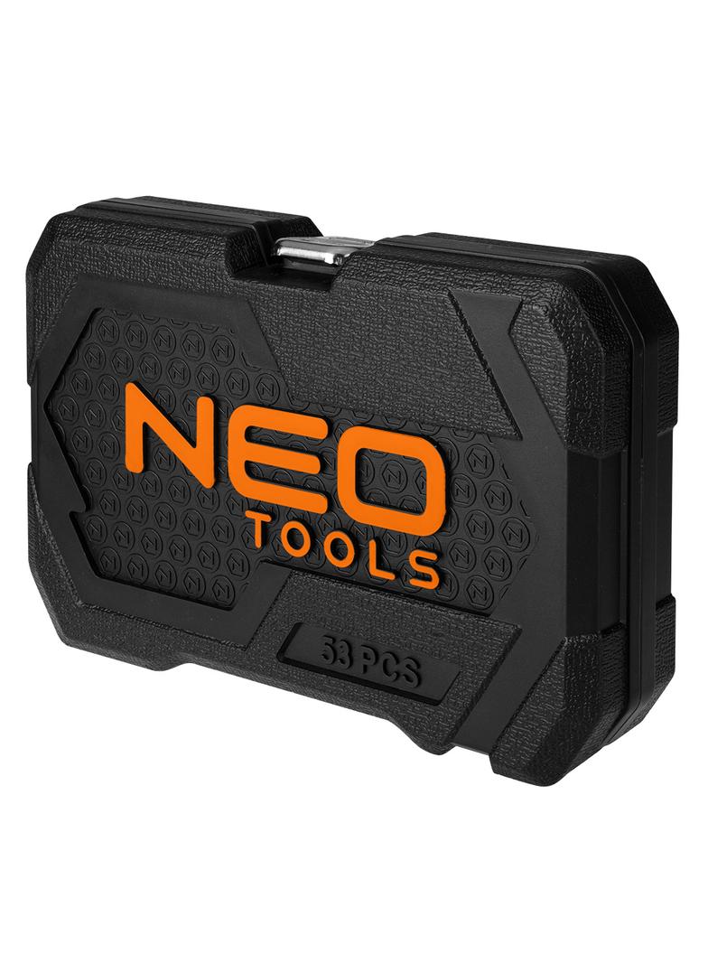 Zestaw kluczy 55 elementów 1/4", satynowy