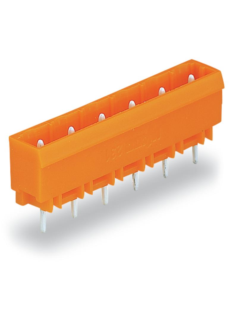 MCS-MIDI Classic wtyk 6-bieg. pomarańczowy raster 7,62 mm /100szt./ WAGO