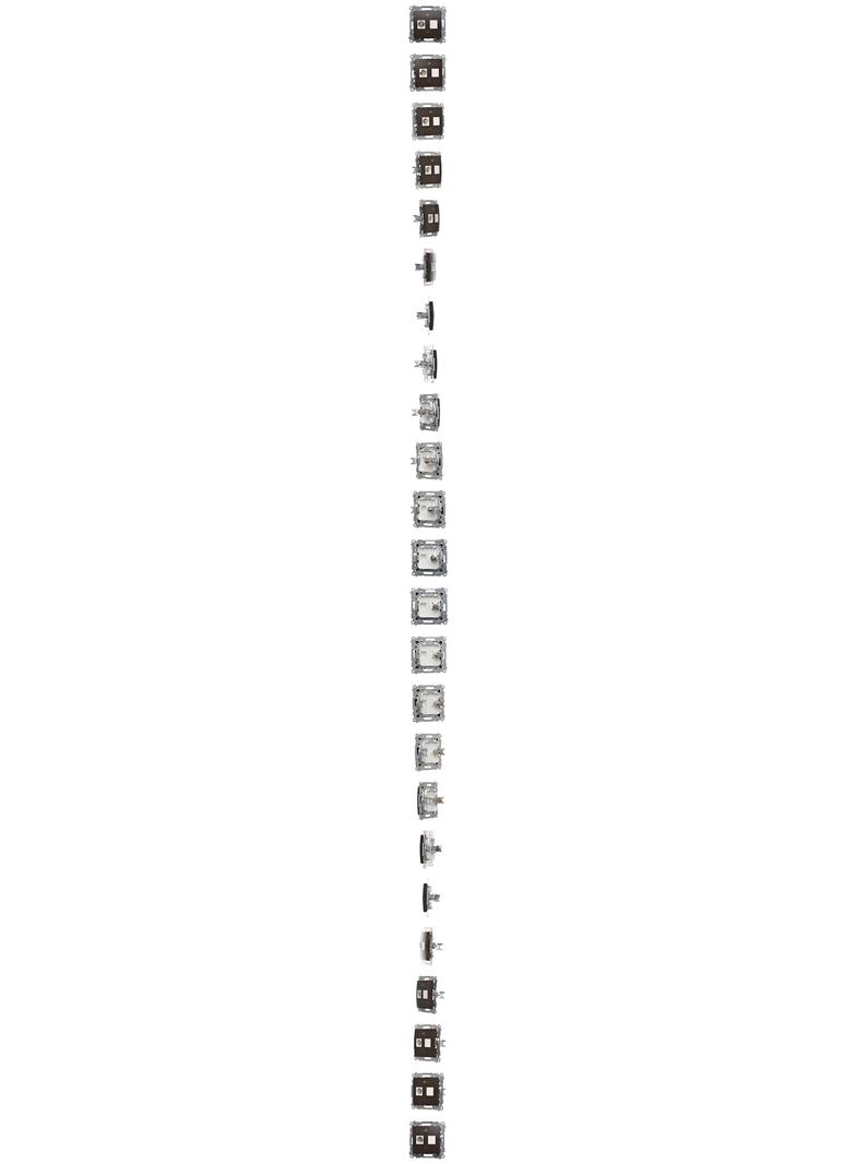 Simon 54 Gniazdo ekwipotencjalne pojedyncze brąz mat