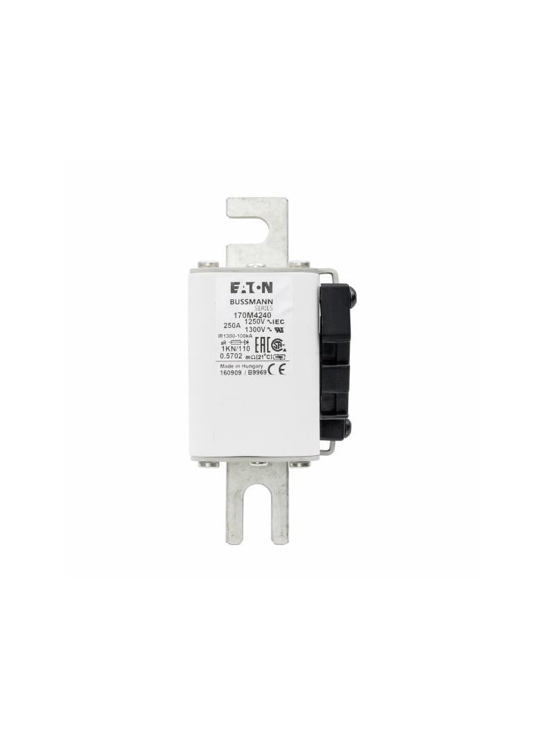 FUSE 250A 1250V 1KN/110 AR CU Wkładka szybka 250A AC 1250V rozmiar 1 53x69x138 mm aR DIN I 170M4240