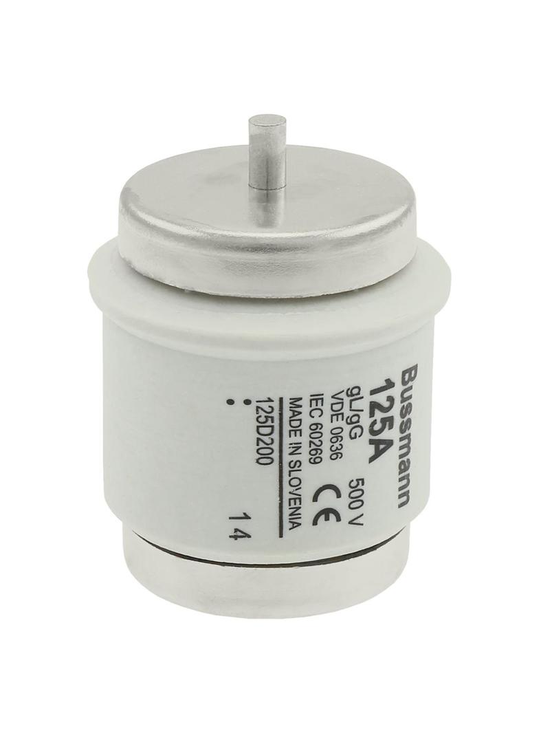 FUSE 125 DV GG 500VAC TIME DELAY Wkładka DV 125A GG 500VAC E200 125D200 EATON