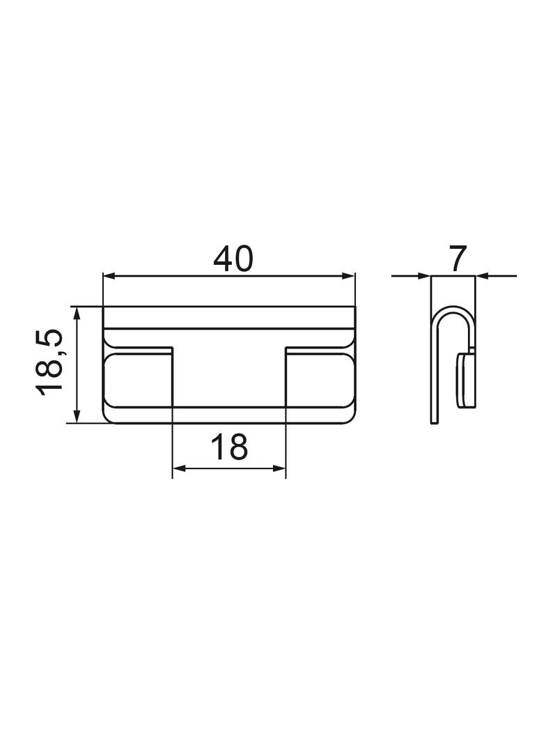 LPG Łącznik przegrody górny