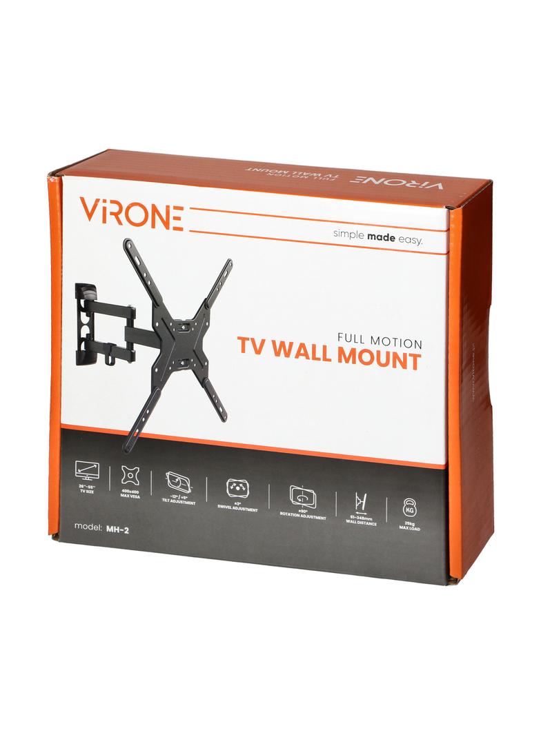 Obrotowy uchwyt ścienny do telewizorów 13”–42”