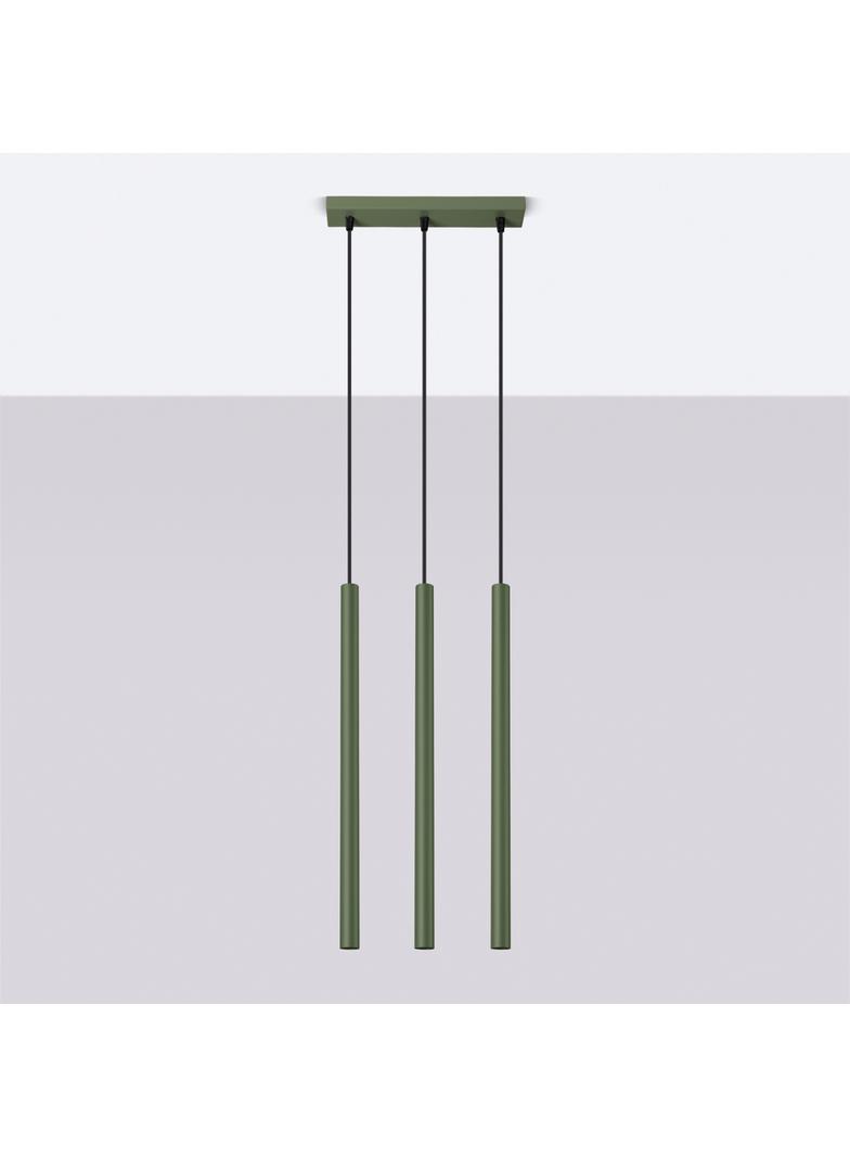 Sollux Lampa wisząca PASTELO 3 zielona oliwka SL.1520