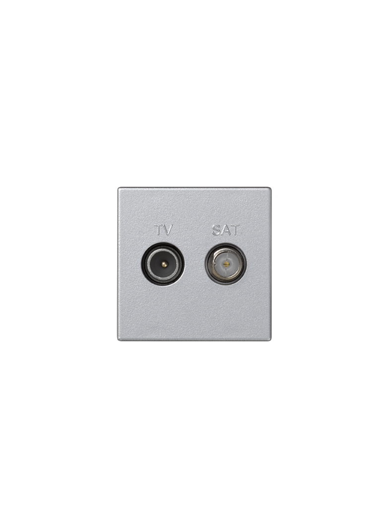 Simon Connect Gniazdo K45 TV-SAT 5-2400 MHz 2dB aluminium K130A/8 KONTAKT