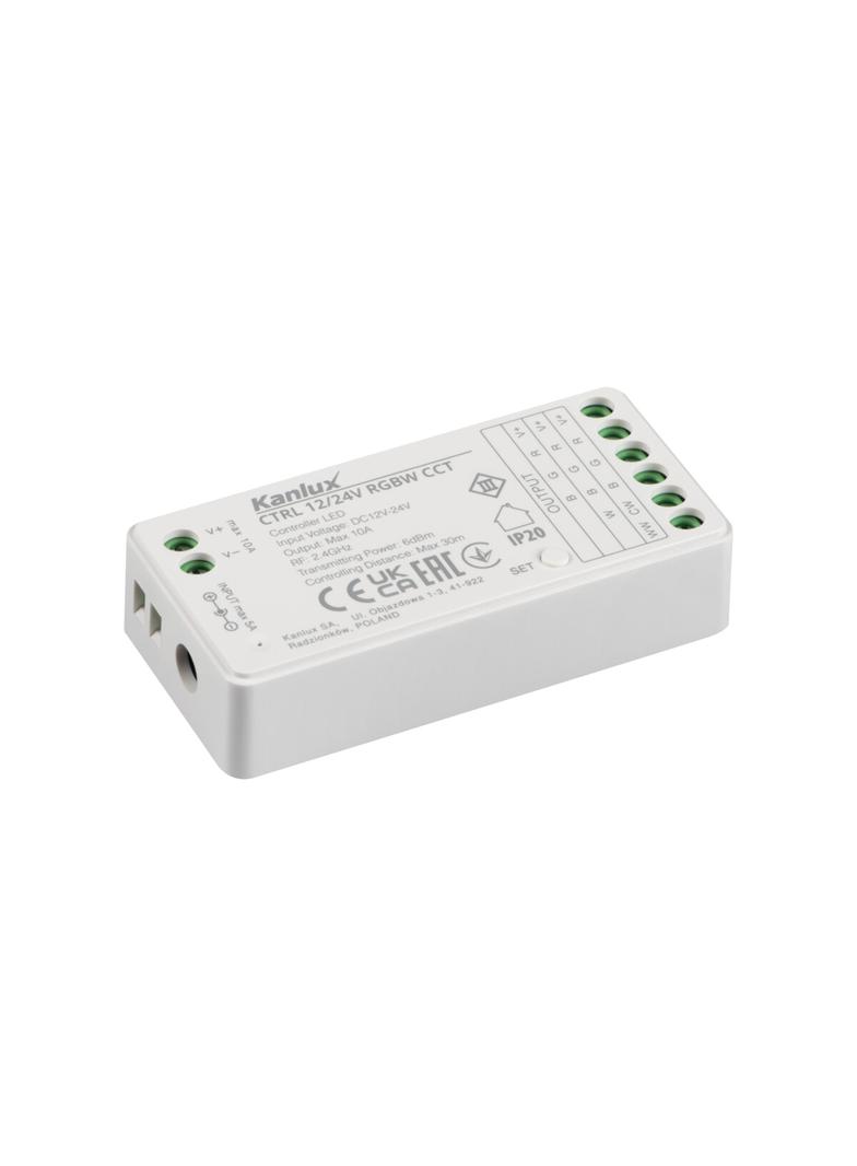 CTRL 12/24V RGBW CCT Kontroler do taśmy LED CTRL 12/24V RGBW CCT biały KANLUX