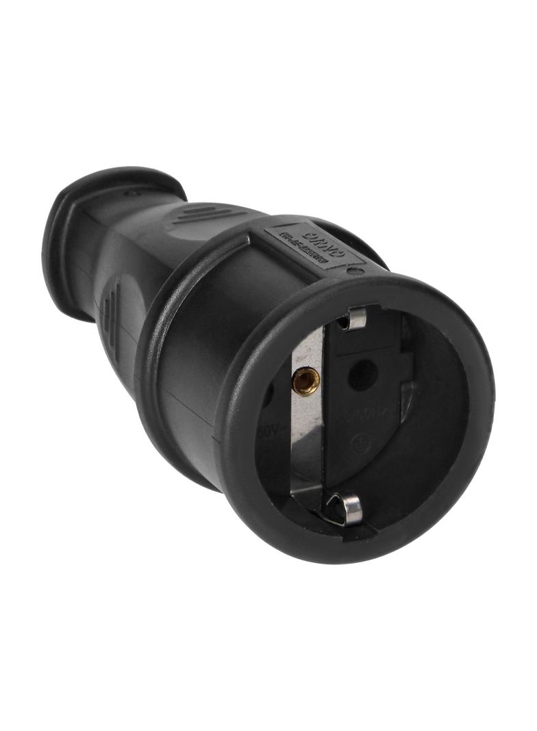 Gniazdo warsztatowe Schuko czarny 12 szt. OR-AE-13258(GS)/12 ORNO