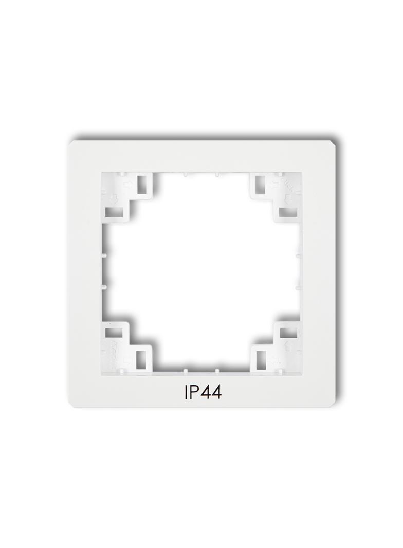 DECO Ramka pośrednia do łączników IP44 biały mat