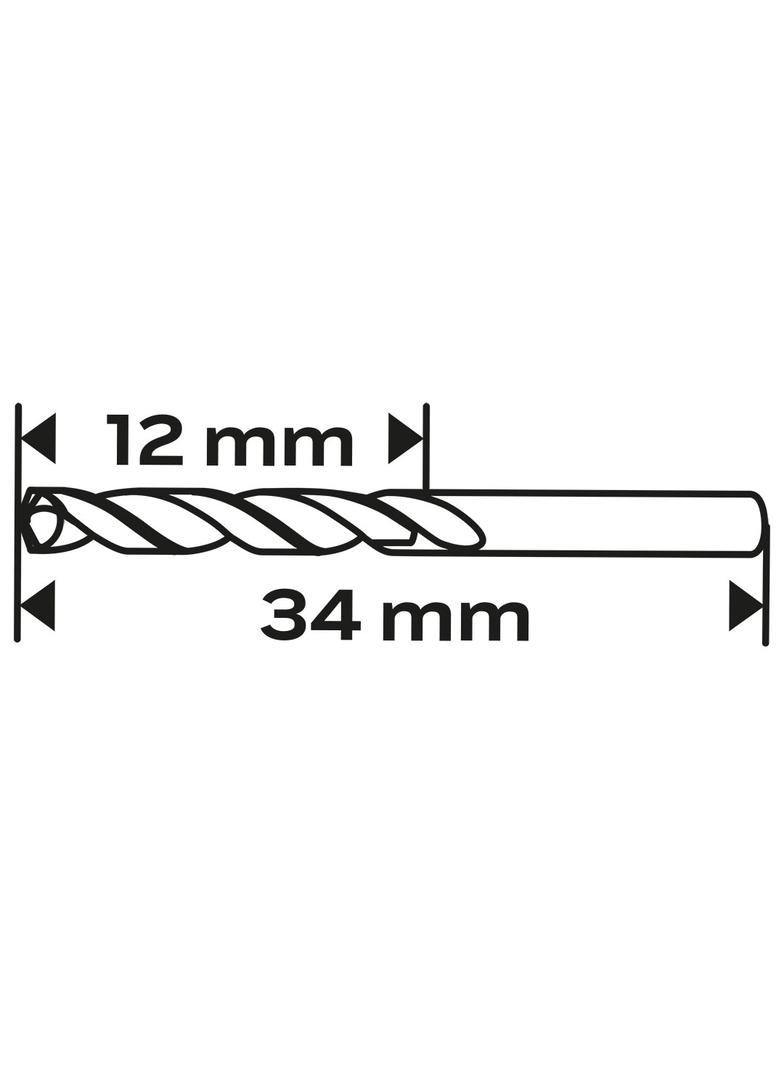 Wiertła do metalu HSS-TiN 1.0 mm, 5 szt.