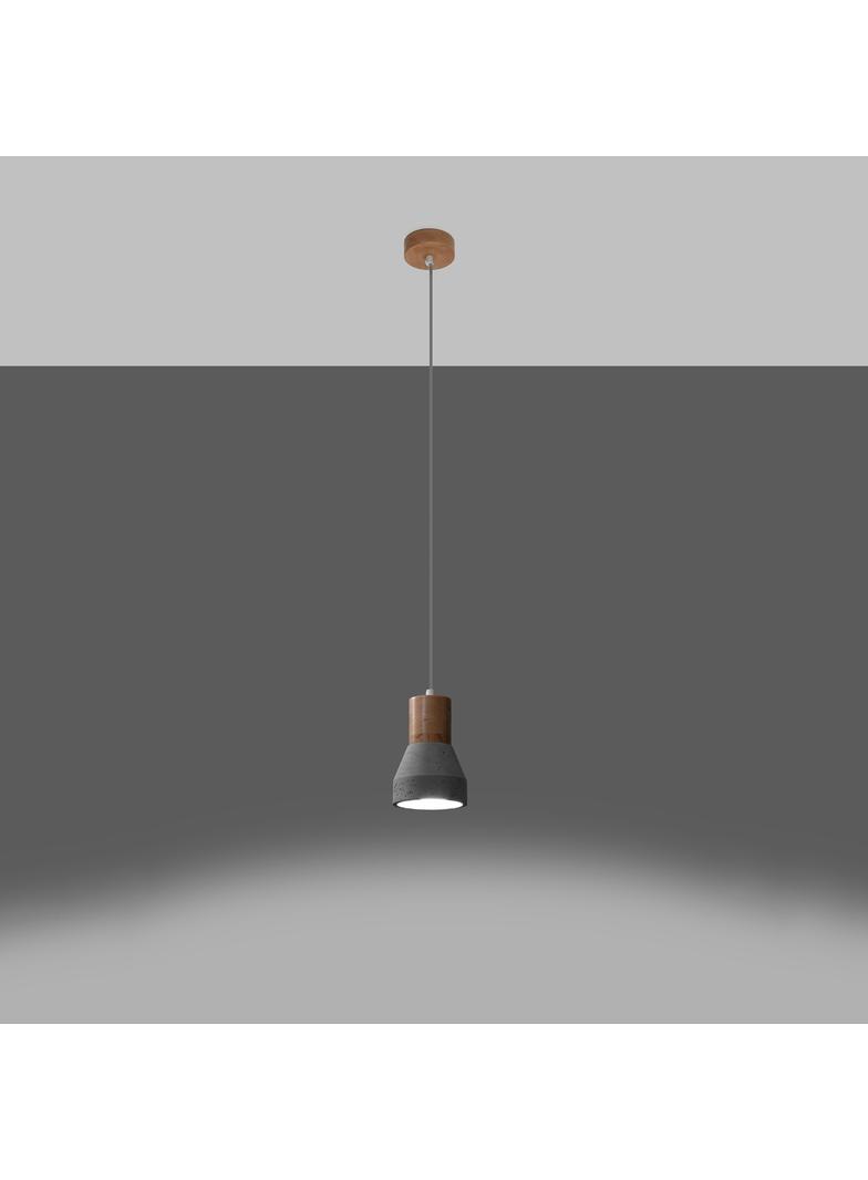 Sollux Lampa wisząca QUBIC szara