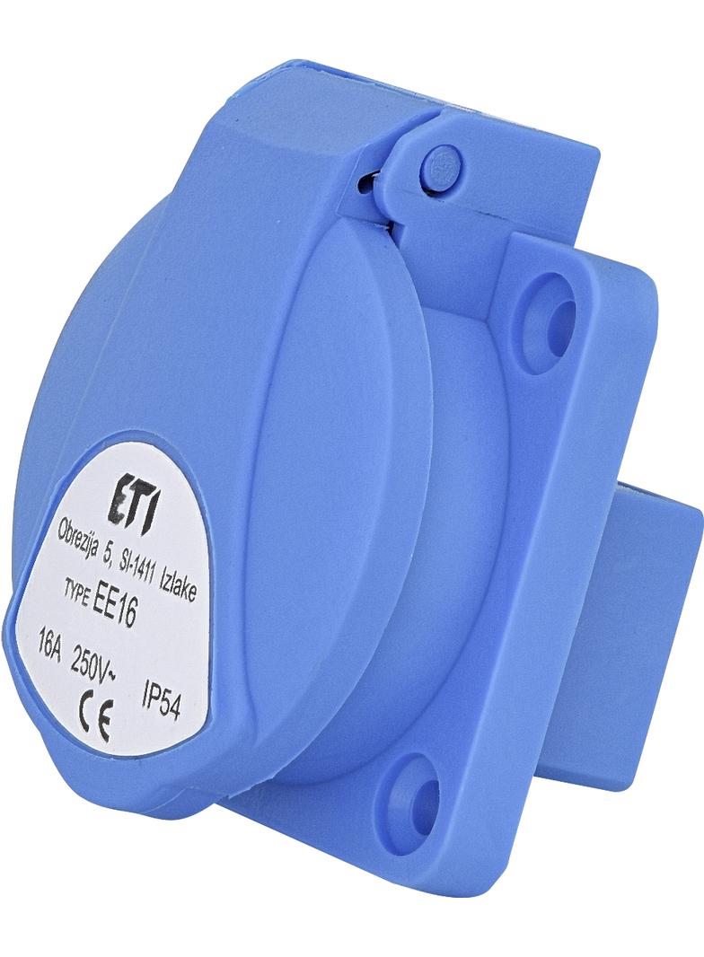 Gniazdo tablicowe 250V/16A IP54 EE 16 004482123 ETI