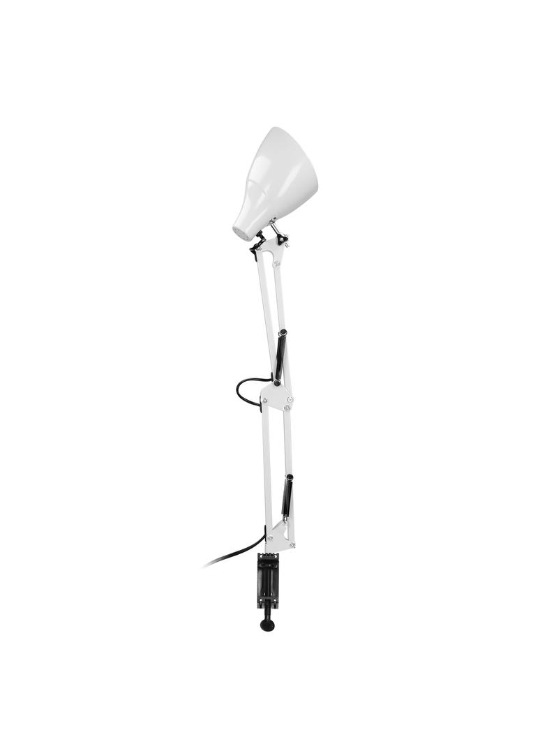 Lampka biurkowa kreślarska DIAN przykręcana 60W E27 stalowa biała VIRONE DL-13/W ORNO