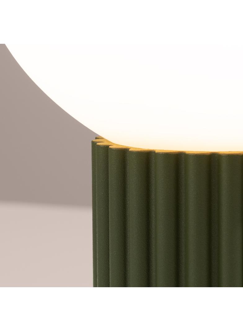 Lampa biurkowa HALO zielona oliwka