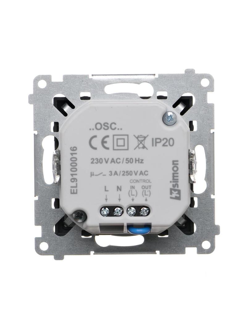 Simon 54 Oprawa oświetleniowa LED z czujnikiem ruchu 230 V AC 1.4 W białe neutralne 4000 K czarny DOSCB.01/49 KONTAKT