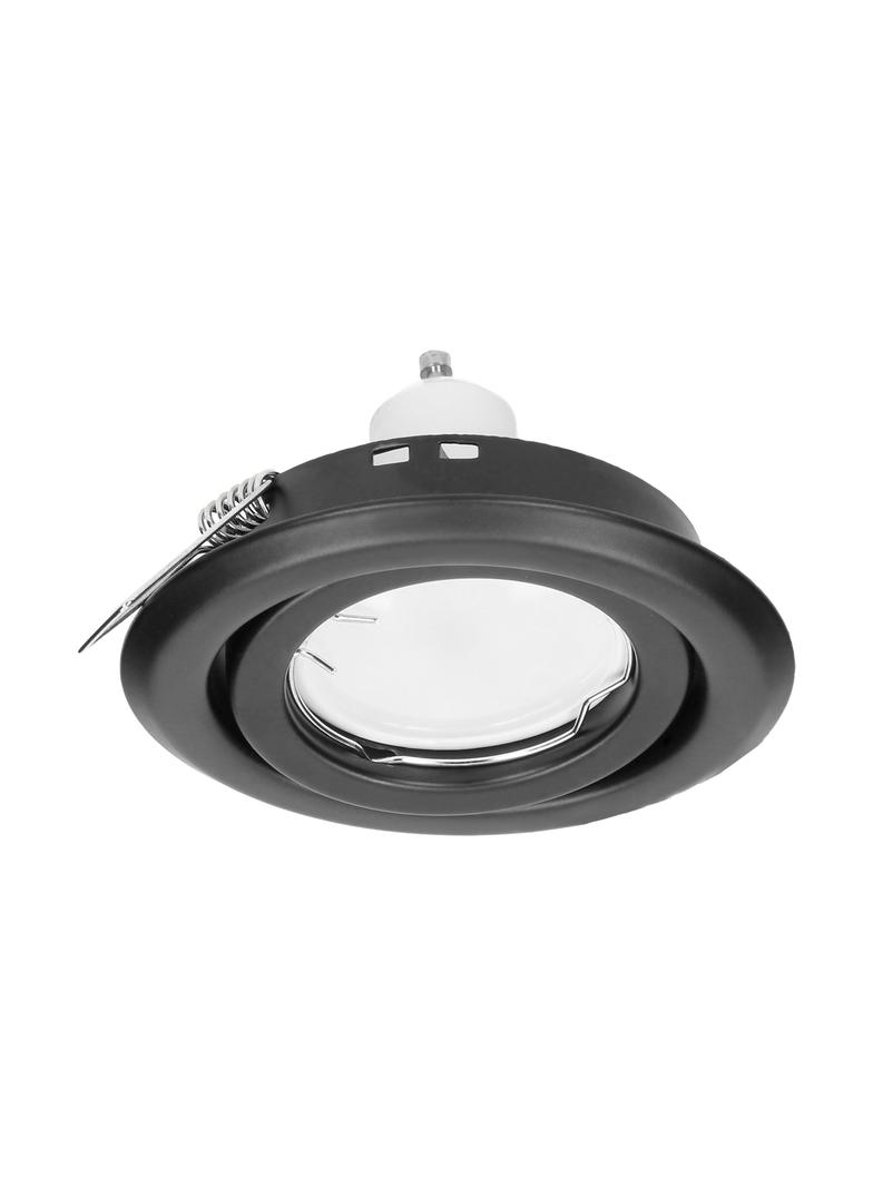 SUTRI RM ramka dekoracyjna oprawy punktowej MR16/GU10 max 50W okrągła regulowana czarna AD-OD-6176/B
