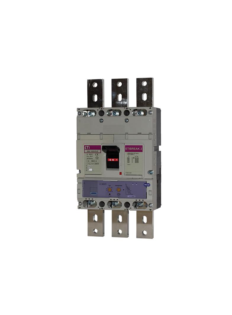 Wyłącznik mocy 50kA wyzw. elektroniczny EB2 1600/3LE-RC 1600A 3P 004672270 ETI