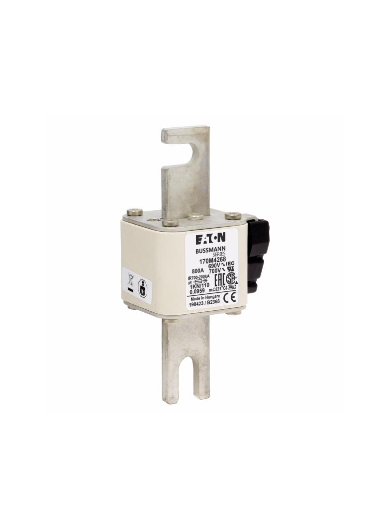 800A 690V 1KN/110 aR INDICATOR FUSE Wkładka szybka 800A AC 690V DIN 1 53x69x138 mm aR DI 170M4268 EA