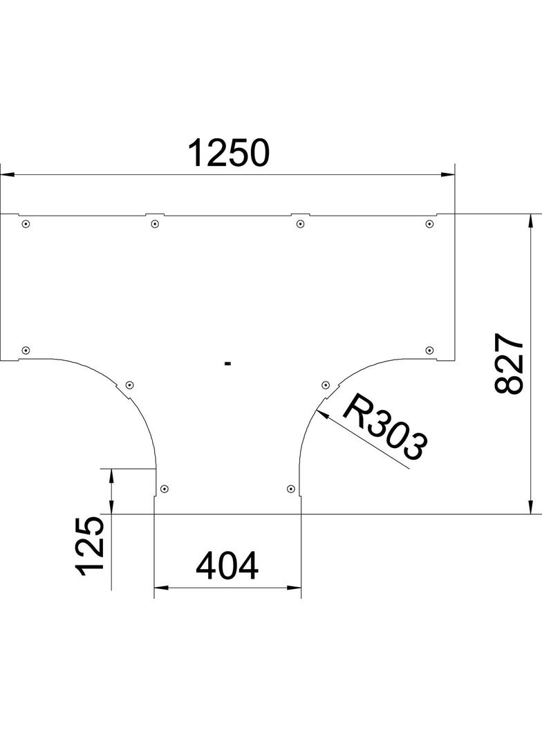 LTD 400 R3 A2 Pokrywa trójnika