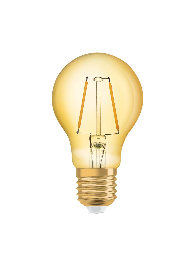 Żarówka LED Vintage 1906 LED CL A FIL GOLD 22 non-dim 2,5W/824 E27 4058075293199 LEDVANCE