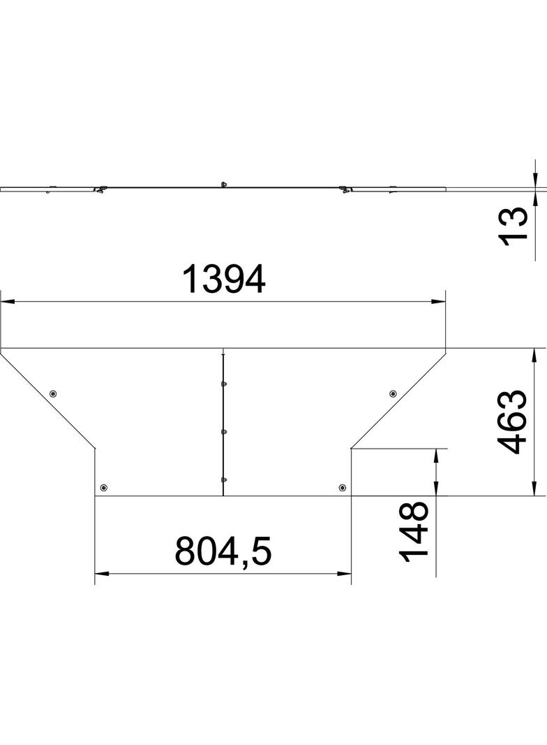 LAAD 800 R3 FT Pokrywa trójnika dostawnego