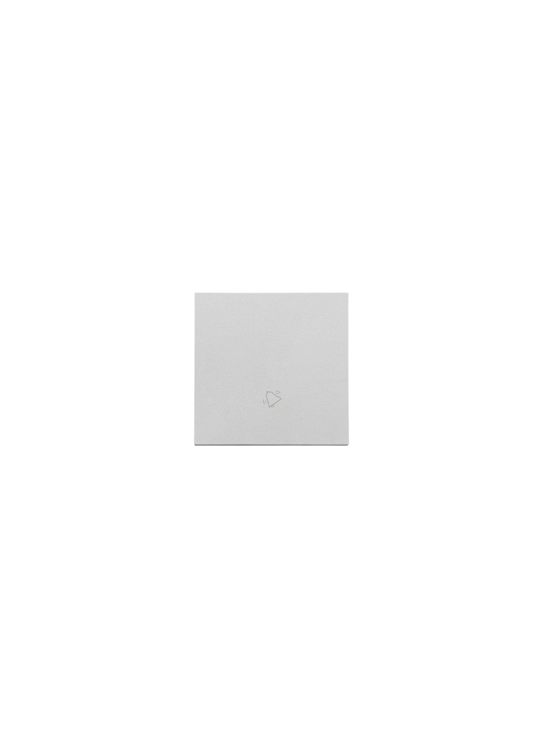 Simon 55 Klawisz pojedynczy z piktogramem /dzwonek/ do: SP1M Aluminium mat TKWD1/143 KONTAKT