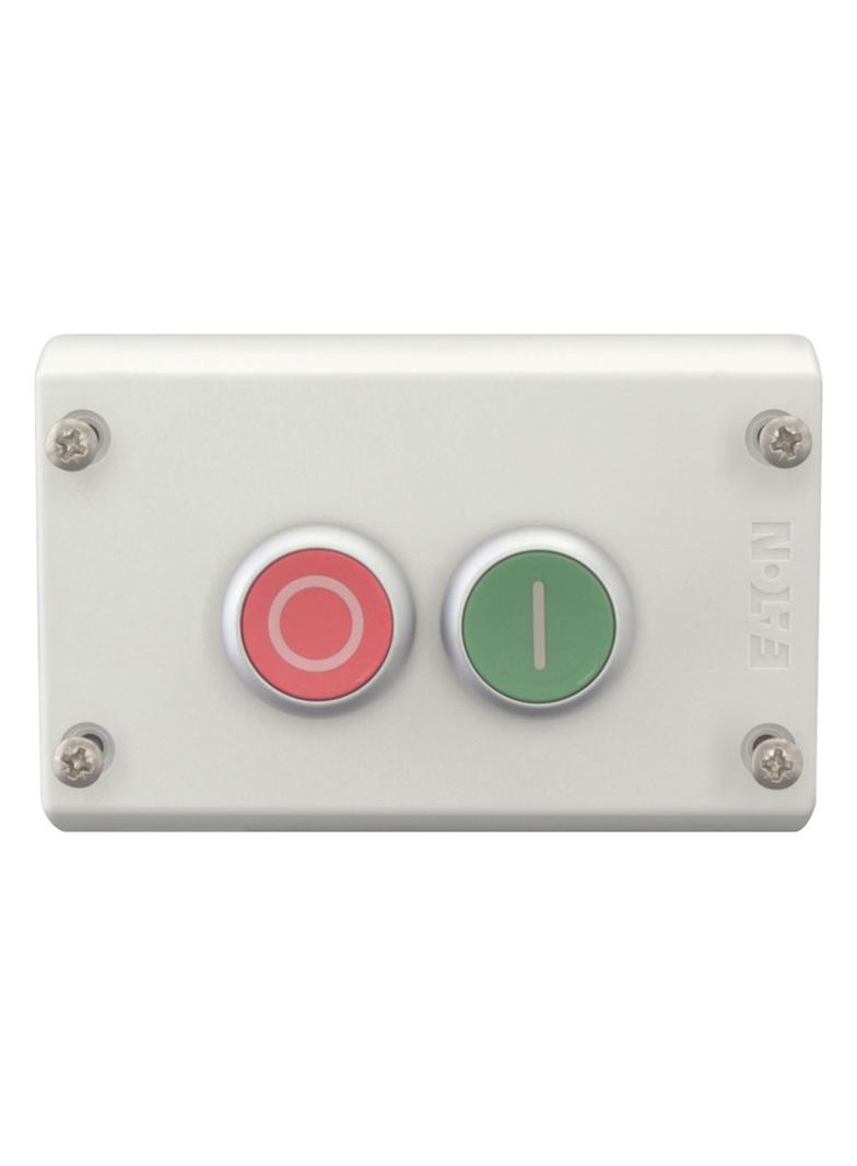 M22-I2-M1 Kaseta sterownicza 2-otworowa START/STOP szara IP67 216529 EATON