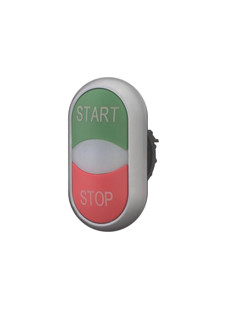 M22-DDL-GR-GB1/GB0 Przycisk podwójny zielony/czerwony /START-STOP/ z samopowrotem i z możliwością po