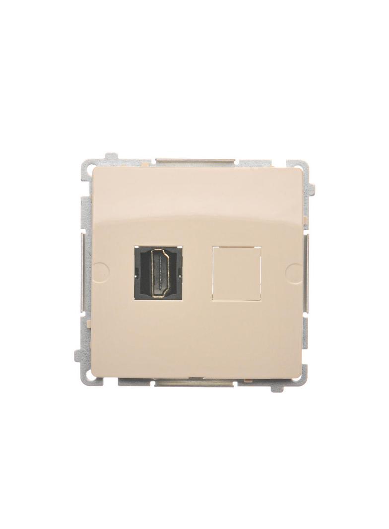 Simon Basic Gniazdo HDMI pojedyncze beż BMGHDMI.01/12 KONTAKT