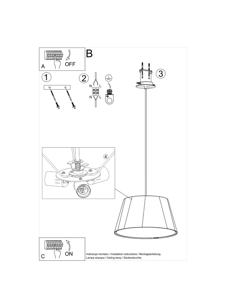 Sollux Żyrandol CONO 45 SL.0829