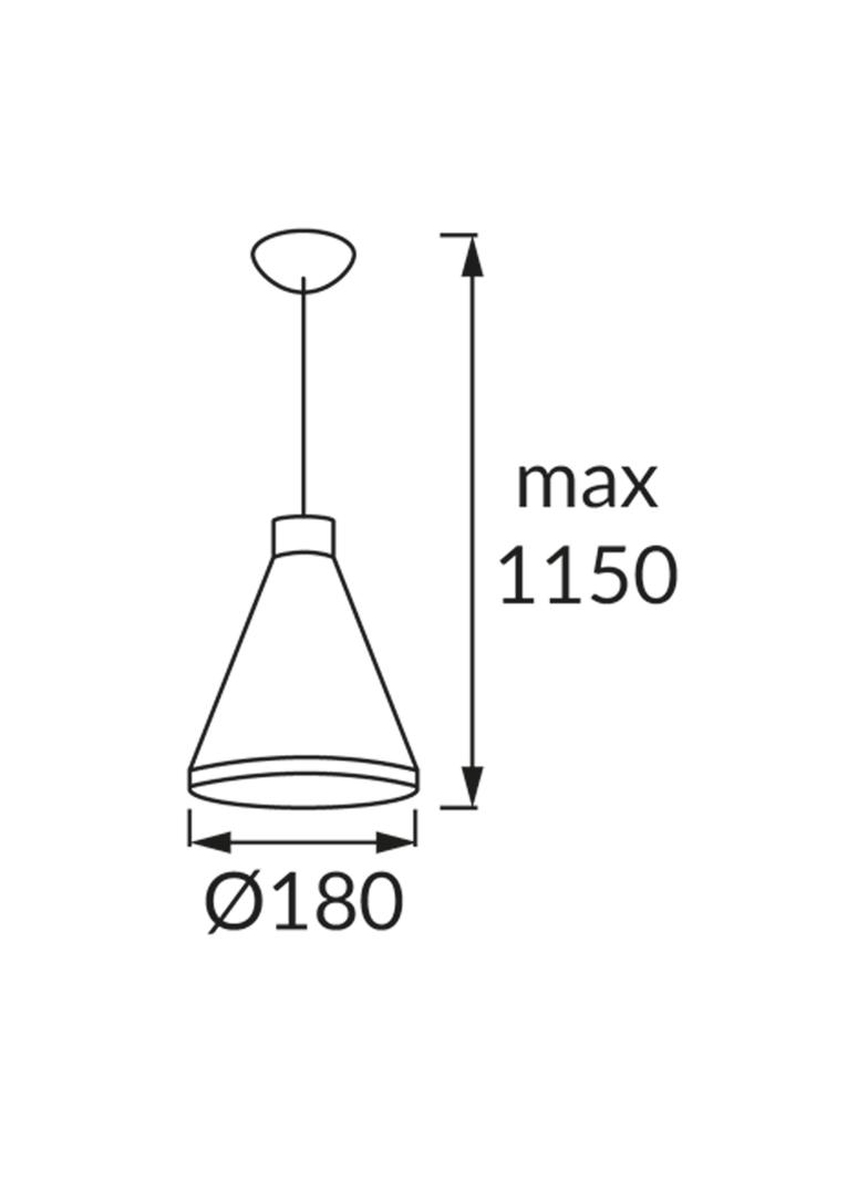 Wisząca oprawa oświetleniowa GALAXA BLACK 18