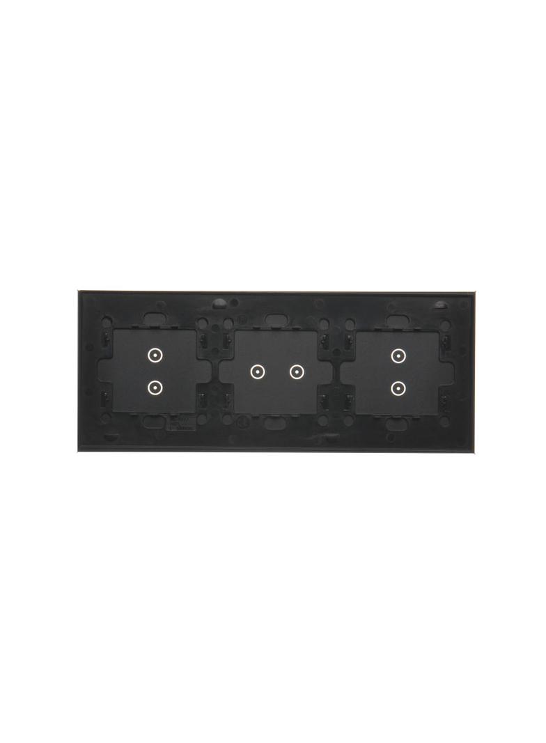 Simon 54 Touch Panel dotykowy S54 Touch 3 moduły 2 pola dotykowe pionowe + 2 pole dotykowe poziome + 2 pola dotykowe pionowe zastygła lawa DSTR3323/73 KONTAKT