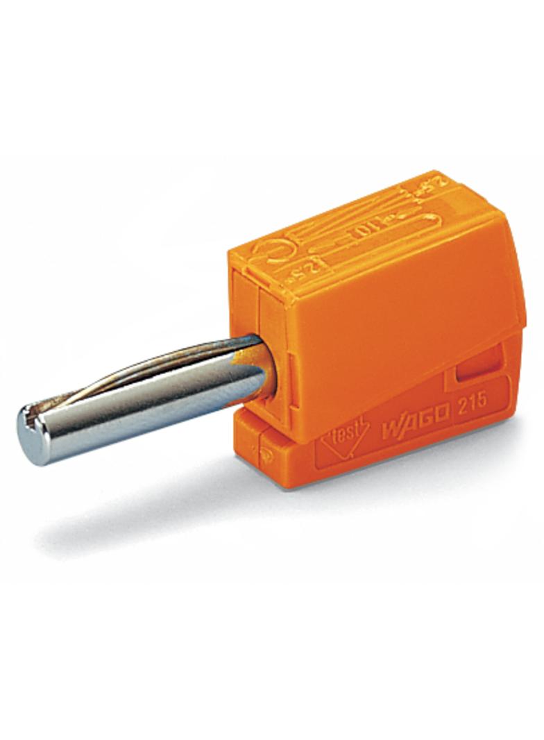 wtyk bananowy pomarańczowy