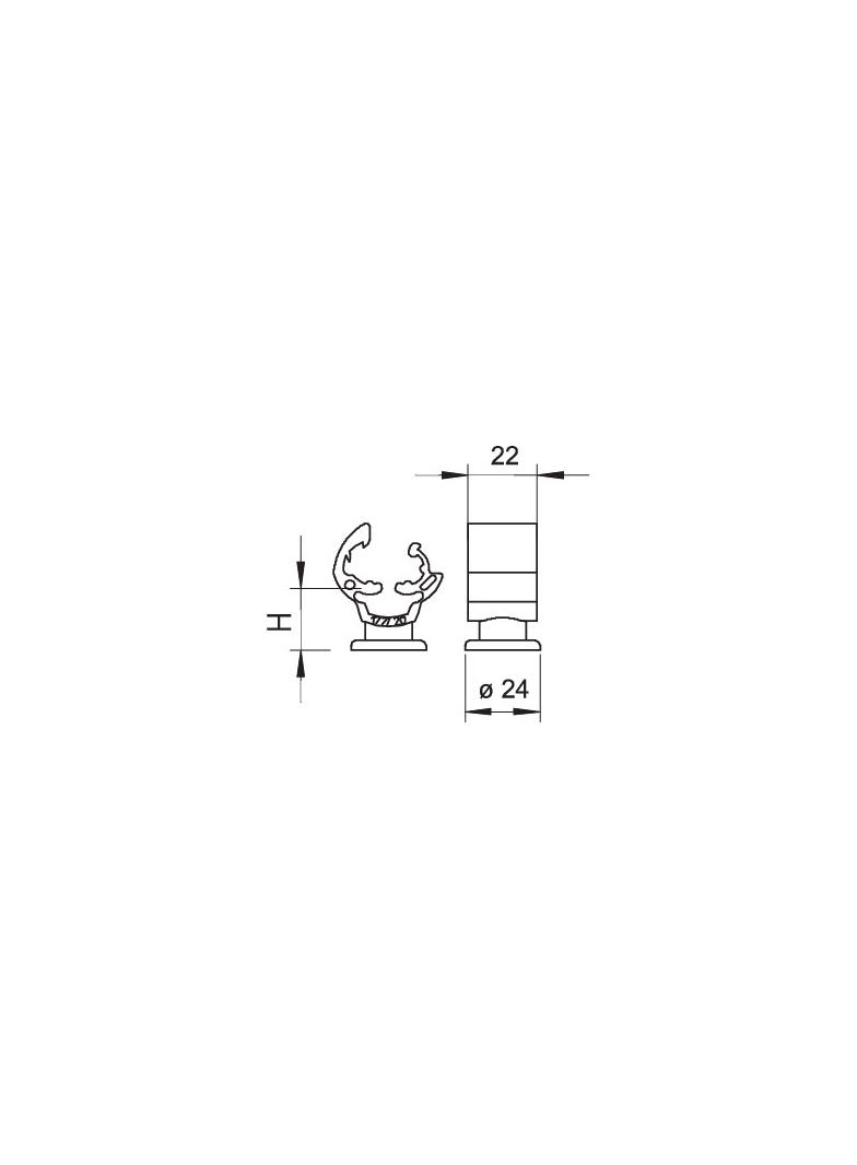 177/B-HD-20, UCHWYT DACH.WKRĘTY+DYBLE PA OP.1