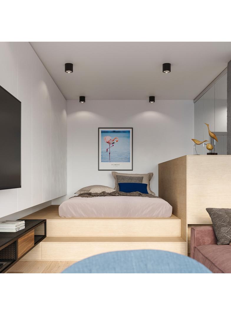 Sollux Plafon TIUBE czarny SL.0697