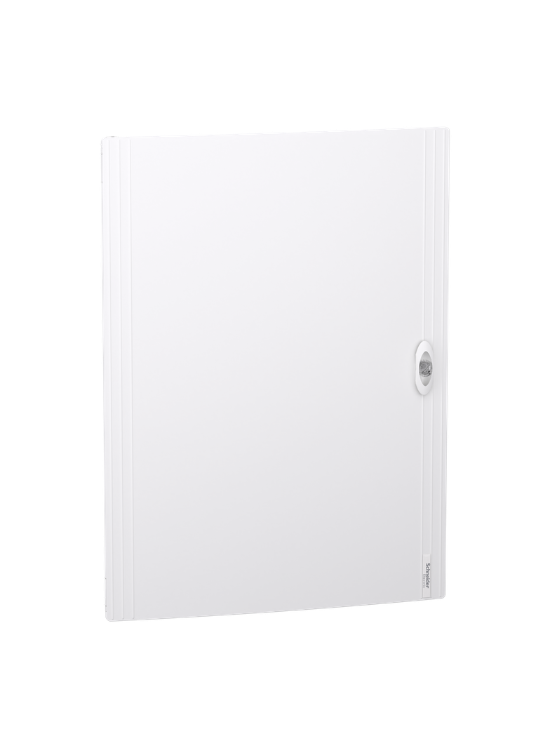 Drzwi do obudowy PrismaSeT XS DPSXS-4-24-B, drzwi białe, 4 rzędy, 24 moduły w rzędzie