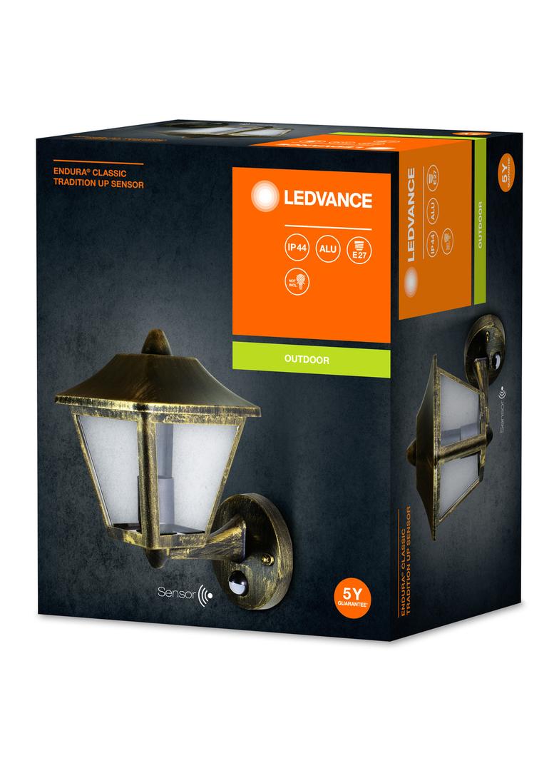 ENDURA® CLASSIC TRADITION ALU Up Sensor E27 GD Oprawa zewnętrzna