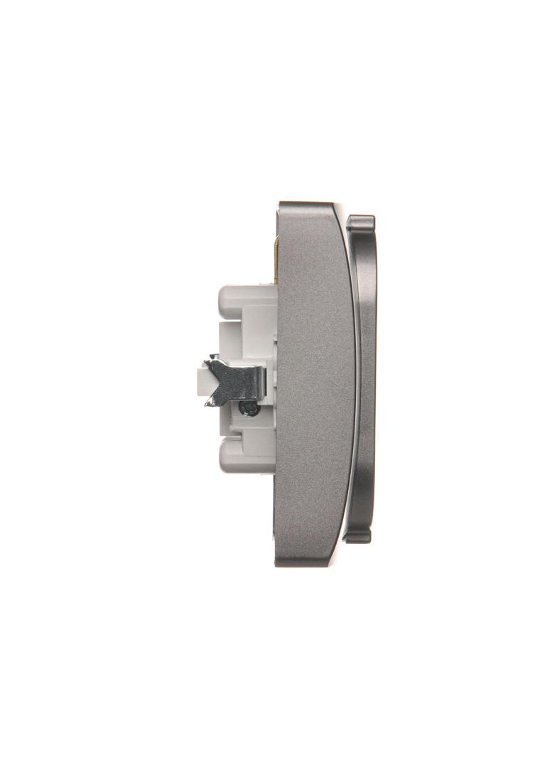 Simon Basic Gniazdo wtyczkowe z uziemieniem Schuko podwójne stal inox BGSZ2/21 KONTAKT