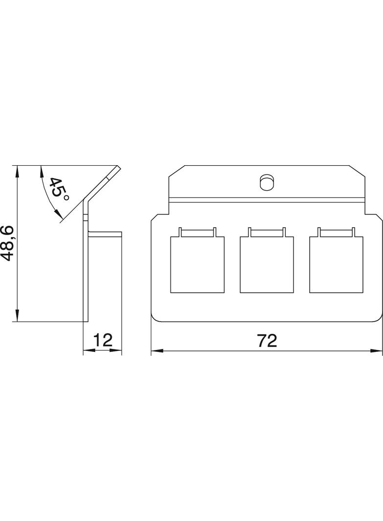 MTM3F, PŁYTKA WSPORNIKA