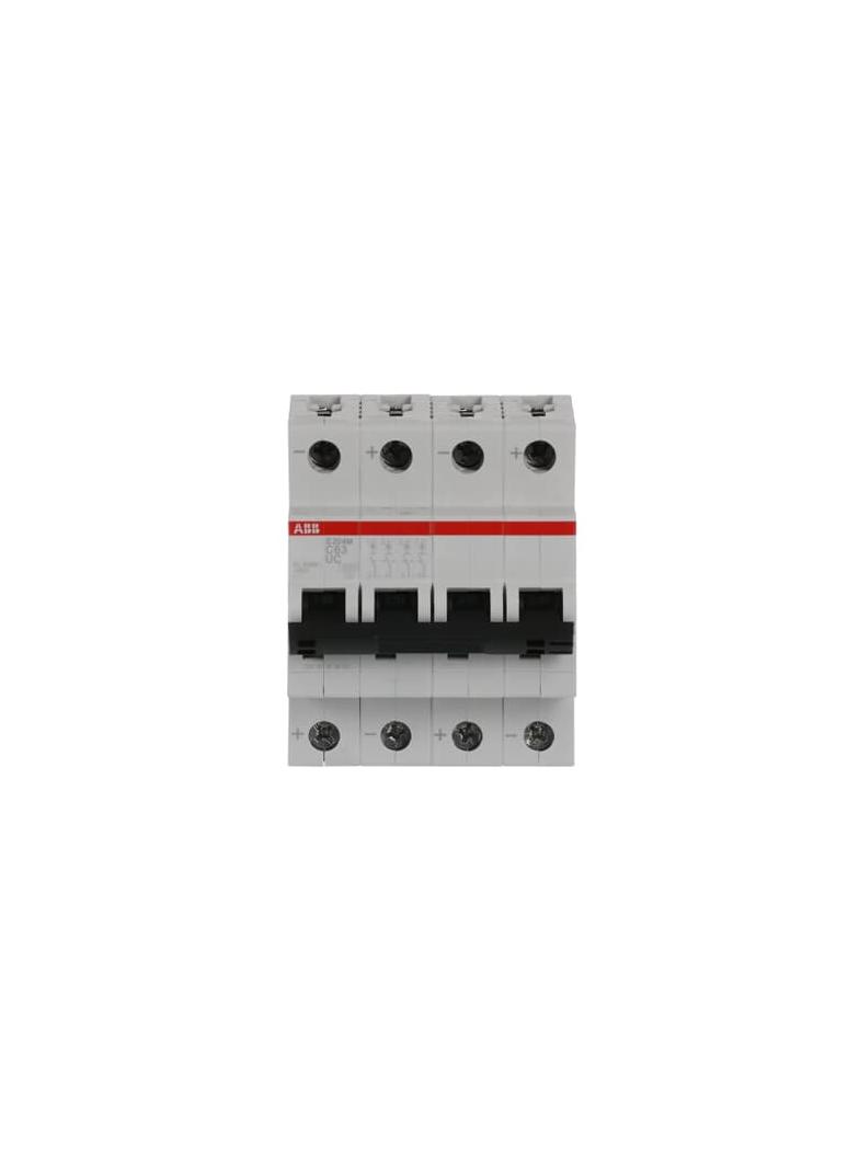 S204M-C63UC Wyłącznik nadprądowy 10kA AC/DC 4P C63A 2CDS274061R0634 ABB